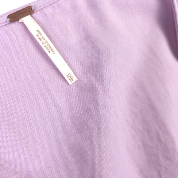 Free People Elegant Lavender Wrap Maxi Dress Sz Xs - Picture 7 of 11